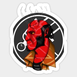 Agent Hellboy Sticker